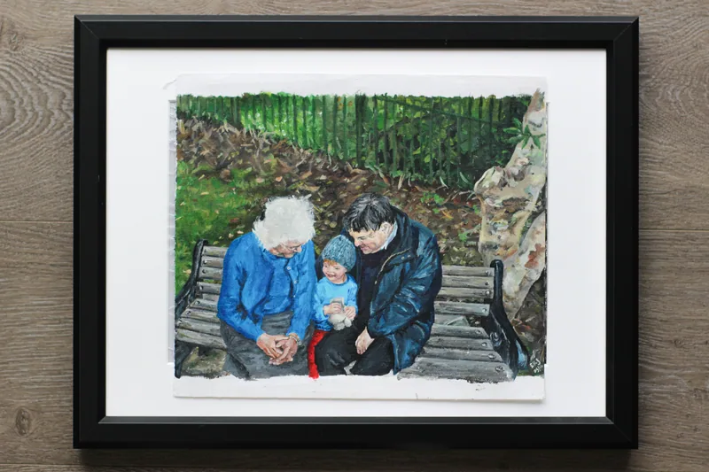 Painting by Emily K. Joynt – Family