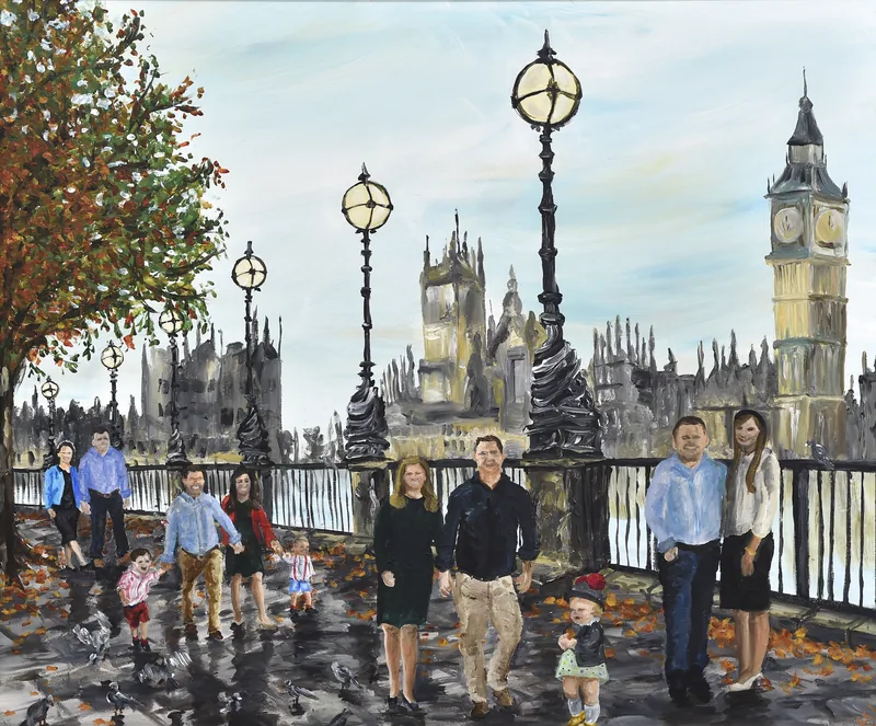 Painting by Emily K. Joynt – Family