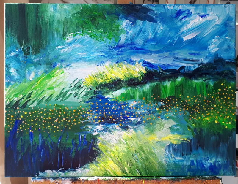 Painting by Emily K. Joynt – Abstract