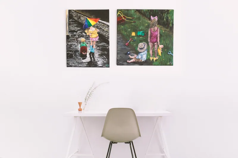 Painting by Emily K. Joynt – Family