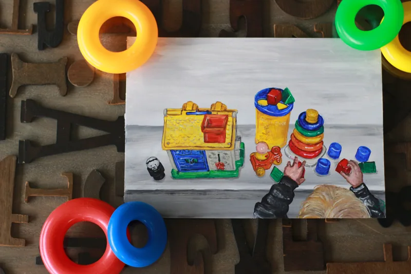 Painting by Emily K. Joynt – Family