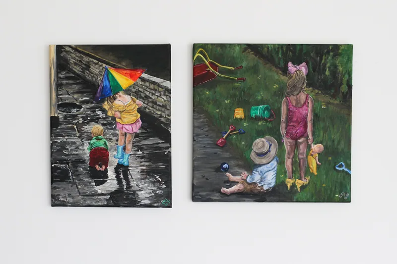 Painting by Emily K. Joynt – Family