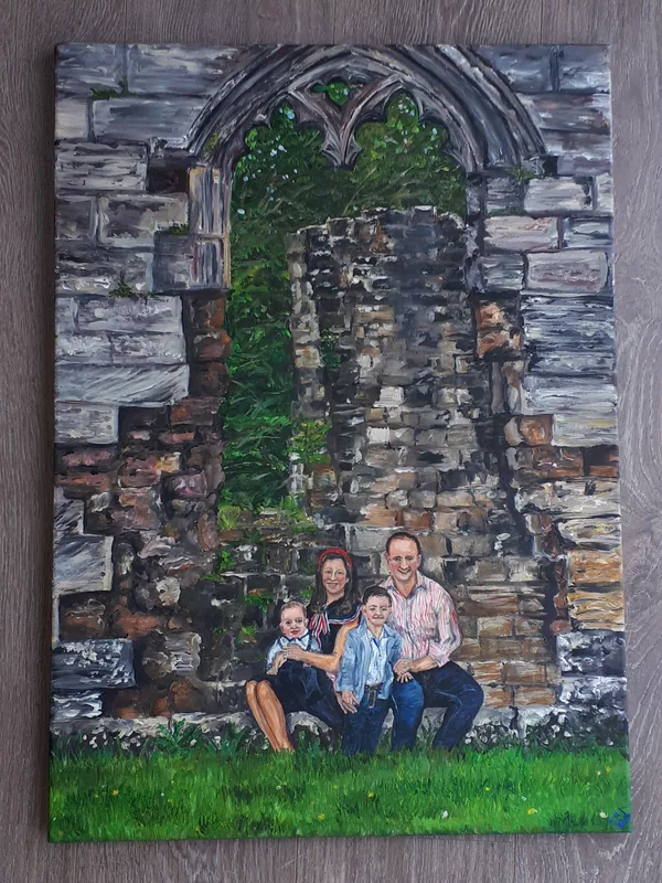 Painting by Emily K. Joynt – Family
