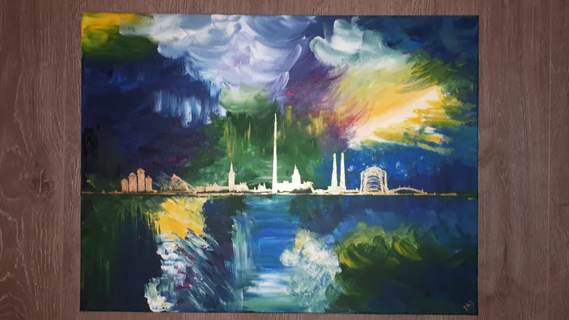 Painting by Emily K. Joynt – Abstract