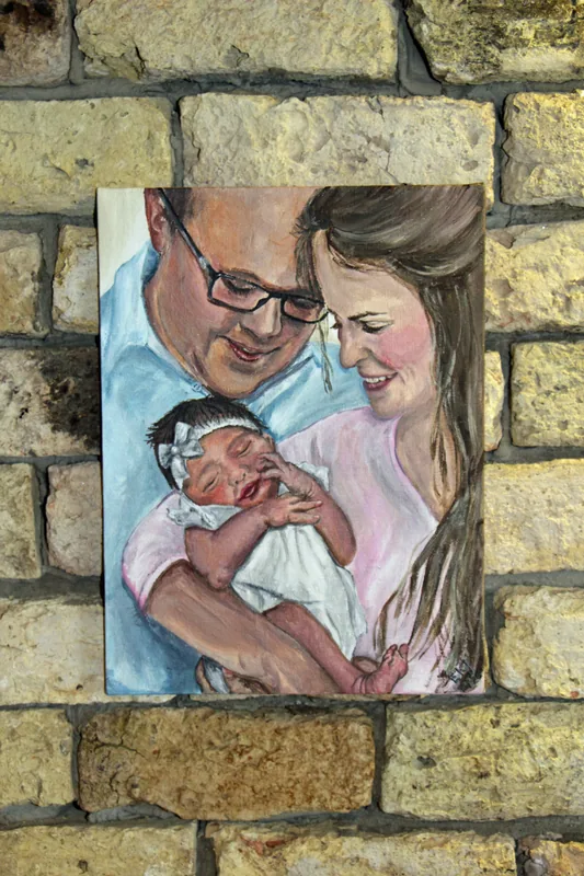 Painting by Emily K. Joynt – Family