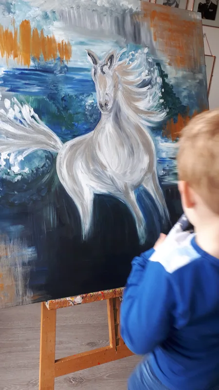Painting by Emily K. Joynt – Abstract
