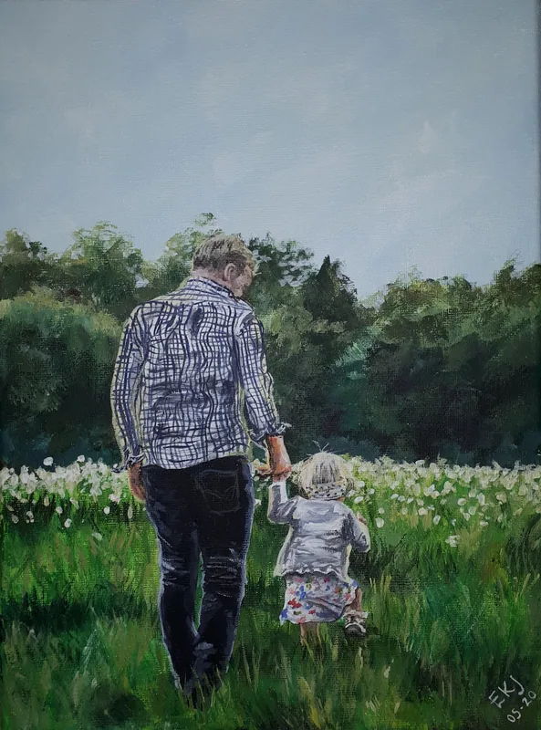 Painting by Emily K. Joynt – Family