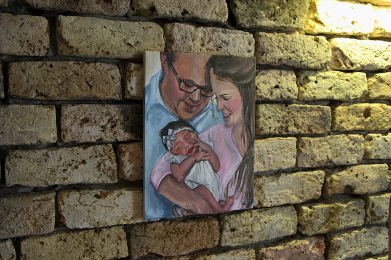 Painting by Emily K. Joynt – Family