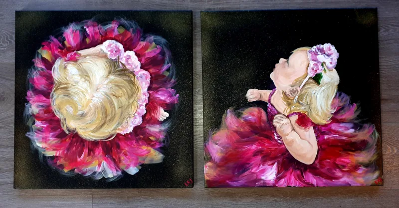 Painting by Emily K. Joynt – Family