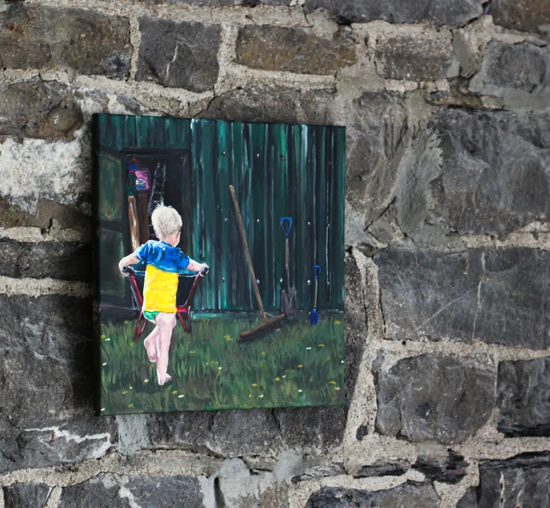 Painting by Emily K. Joynt – Family