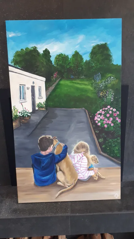 Painting by Emily K. Joynt – Family