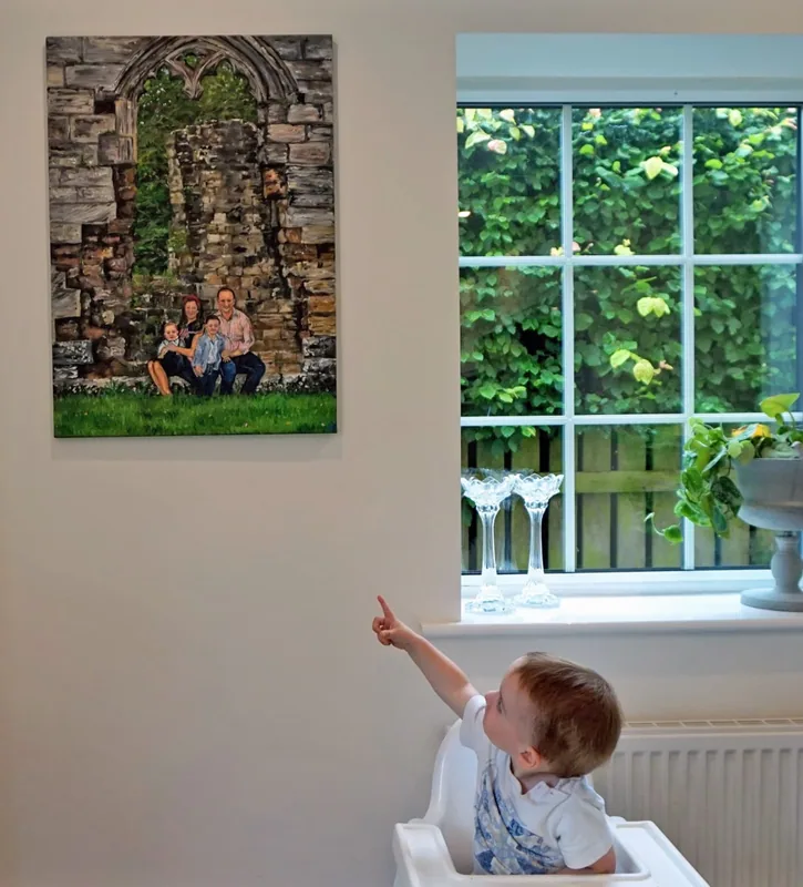 Painting by Emily K. Joynt – Family