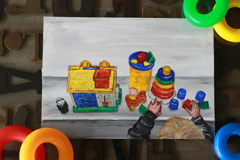 Painting by Emily K. Joynt – Family
